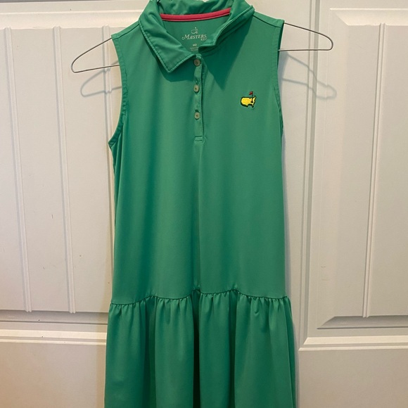 Green Sleeveless Masters Dress Kids